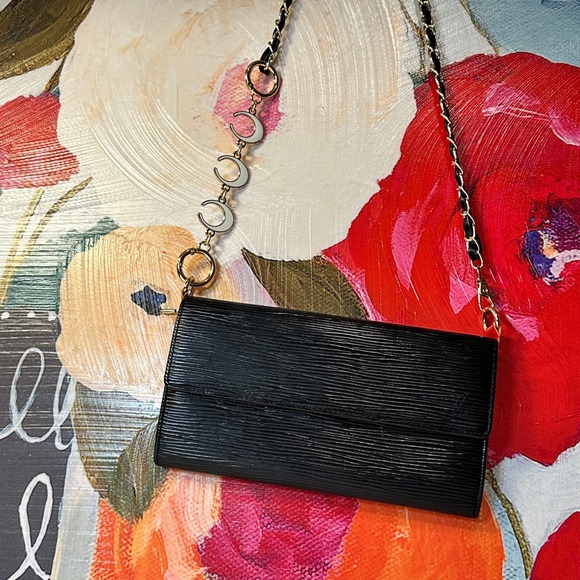 Louis Vuitton black epi Sarah wallet in excellent condition - Picture 5 of 16